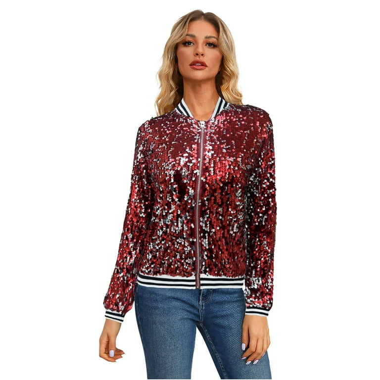 Tiqkatyck Mardi Gras Jacket Clearance, Spring and Autumn Women's