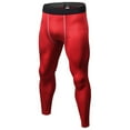 thumbnail image 1 of Tiqkatyck Mens Pants Clearance Mens Tight Fitness Running Stretch Basketball Base Training Compression Pants Fitness Joggers for Mens Workout Pants Red XXL, 1 of 4