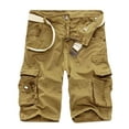 thumbnail image 1 of Tiqkatyck Mens Shorts Clearance, Shorts Men's Solid Color Casual Quarter Pants Men's Beach Lace Up Loose Short Tracksuit Shorts Multi Color Shorts , Gym Shorts Men Army Green, 1 of 5