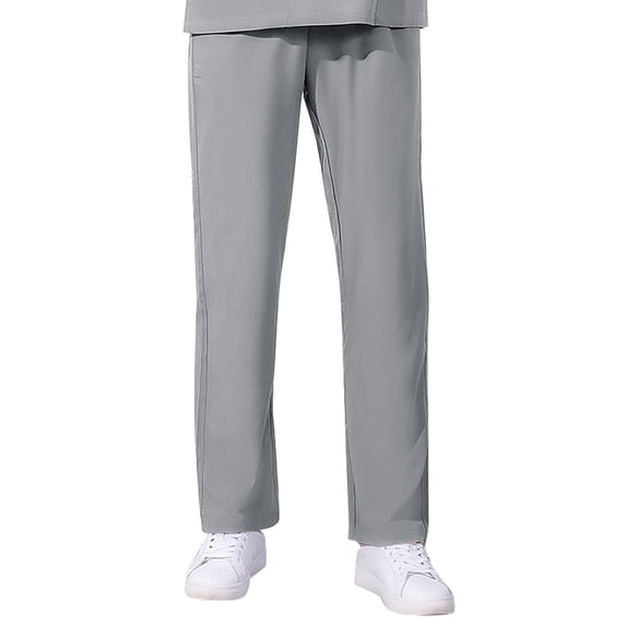Tiqkatyck Nursed Work Pants Women, Womens Casual Wide Leg Elastic Waist Lightweight Nursed Long Pants Fit Long Working Leggings Women's Pants Grey S