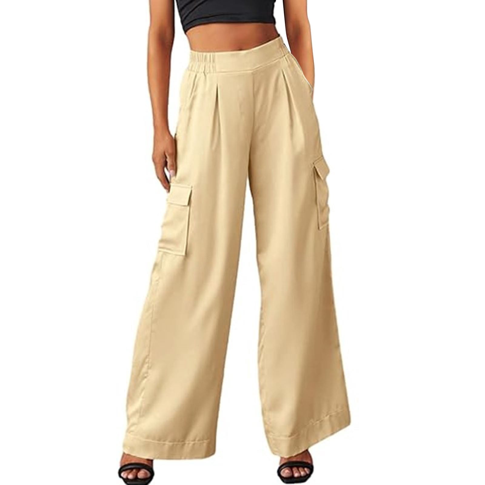Tiqkatyck Palazzo Pants for Women, Women
