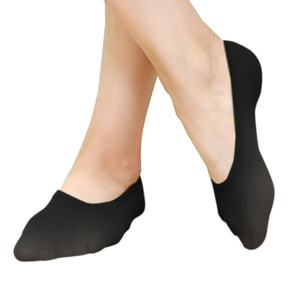 Tiqkatyck No Show Socks Clearance, Women 12 Pairs of Candy Colored Boat Socks Casual Non Slip Light Mouth Socks Compression Socks for Women Crew Socks for Women No Show Socks Womens Black One Size