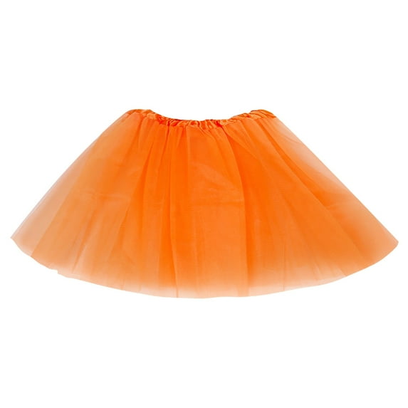 Tiqkatyck Skirts for Women, Women Plus Size Soild Color Dress Short Fashion Pleated Tutu Dance Skirt Long Skirt
