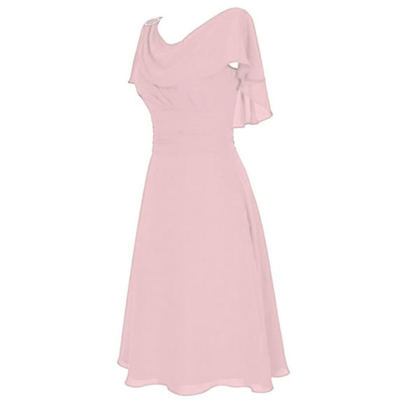 Tiqkatyck Spring Dresses for Women 2024, Women Formal Wedding Bridesmaid High-Waist Party Ball Prom Gown Dress, Summer Dresses for Women 2024 Pink