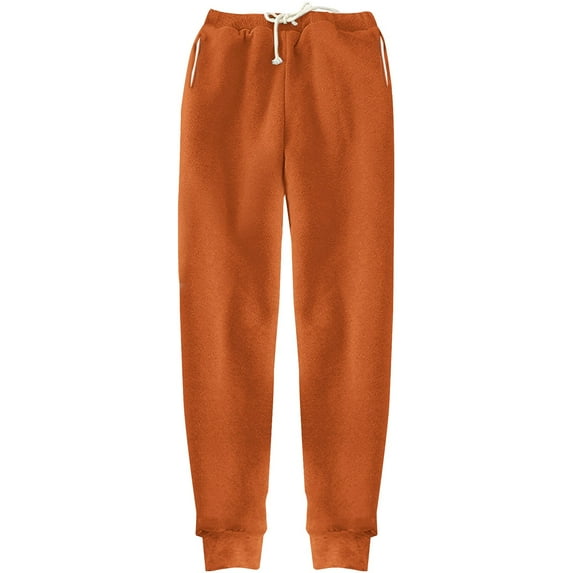 Tiqkatyck Sweatpants Women, Women's Warm Lined Athletic Sweatpants High Waisted Jogger Pants Fleece Lined Winter Thicken Outdoor Long Pants Gym Leggings for Women, Trousers Pants for Women Gold L