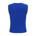 thumbnail image 1 of Tiqkatyck Tank Tops for Women Trendy Womens Turtleneck Sleeveless Shirt Solid Women's Blouse Slim Fit Short Sleeve Crew Neck Tight T Shirts Summer Tops for Women Blue XL, 1 of 9