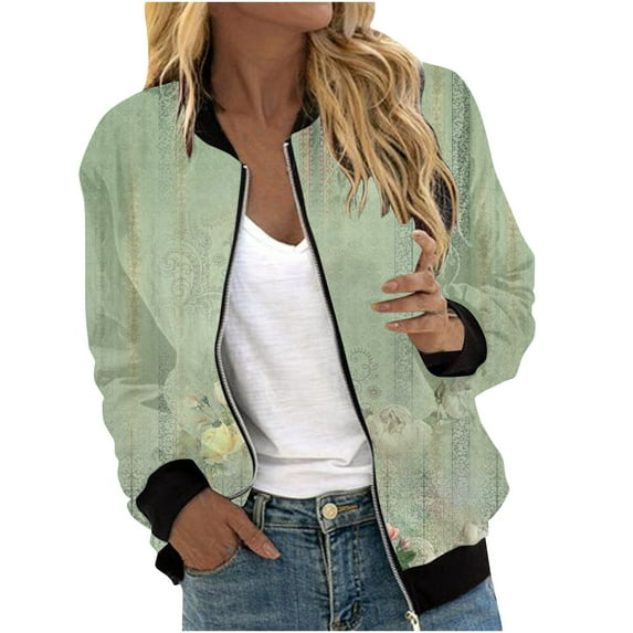 Tiqkatyck Winter Jackets Clearance, Women Autumn Fashion Leisure Square Thin Jacket with Flap Pocket Jacket with Elastic Hem and Cuffs Coat Baseball Top for Women C M