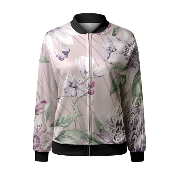 Tiqkatyck Winter Jackets Clearance, Women Autumn Fashion Leisure Square Thin Jacket with Flap Pocket Jacket with Elastic Hem and Cuffs Coat Baseball Top for Women White L