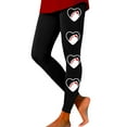 thumbnail image 1 of Tiqkatyck Women Yoga Pants Clearance, Women's Baseball Leggings Wide Waisted Valentine Love Yoga Pants Tights for Women Fleece Lined Leggings Women Mint Green S, 1 of 4