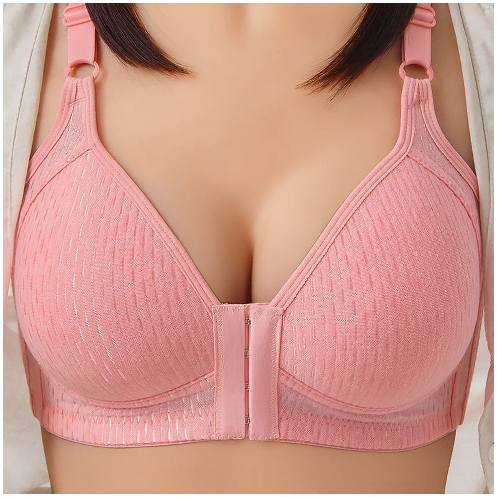  Women Sexy Lace Back Button Shaping Cup Adjustable