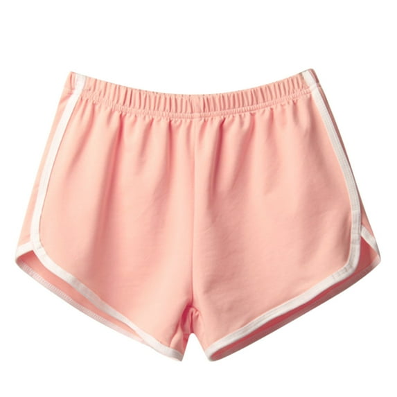 Tiqkatyck Womens Shorts Clearance, Women Summer Sport Casual Beach Shorts with Pockets, Workout Shorts, Bermuda Shorts for Women Pink XL