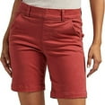 thumbnail image 1 of Tiqkatyck Womens Shorts Clearance, Women's 2024 Summer Solid Color Casual High Waisted Versatile High Elastic Twill Shorts Workout Shorts Women Biker Shorts Women Red L, 1 of 3