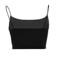 thumbnail image 1 of Tiqkatyck Womens Summer Tops, Fashion Alluring Women Sleeveless Shirts Vest Ladies Solid Camis Slim Short Tank Tops Camisole Tops for Women Tank Tops for Women 2024 Black XXXXXL, 1 of 7
