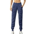 thumbnail image 1 of Tiqkatyck Workout Leggings for Women, Womenswear Sports Loose Running Yoga Fitness Quick Dry Pocket Casual Nine Bound Leg Pants, Yoga Pants Navy L, 1 of 5