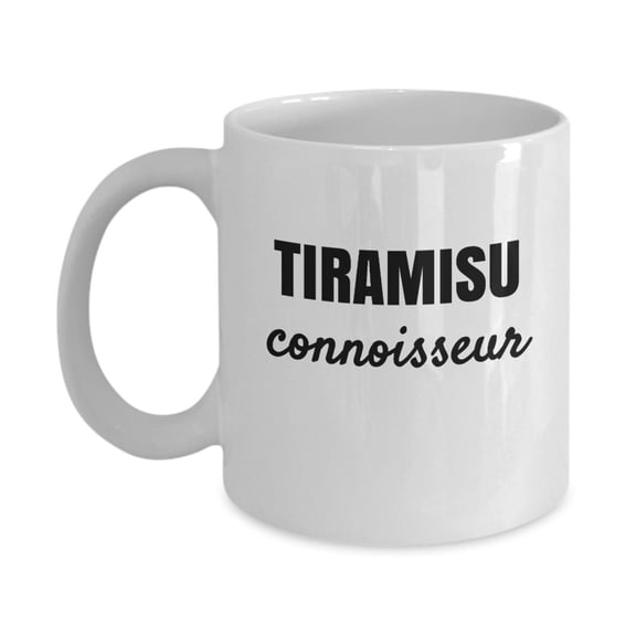 Tiramisu Connoisseur Italian Dessert coffee mug