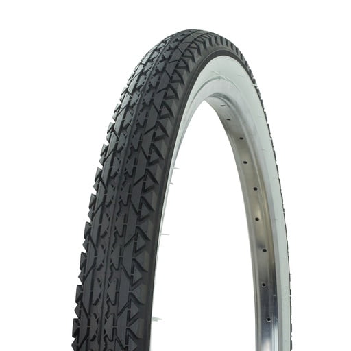 Pneu vélo 24x1 3/8x1 1/4 (32-540) Michelin City Junior flancs blancs