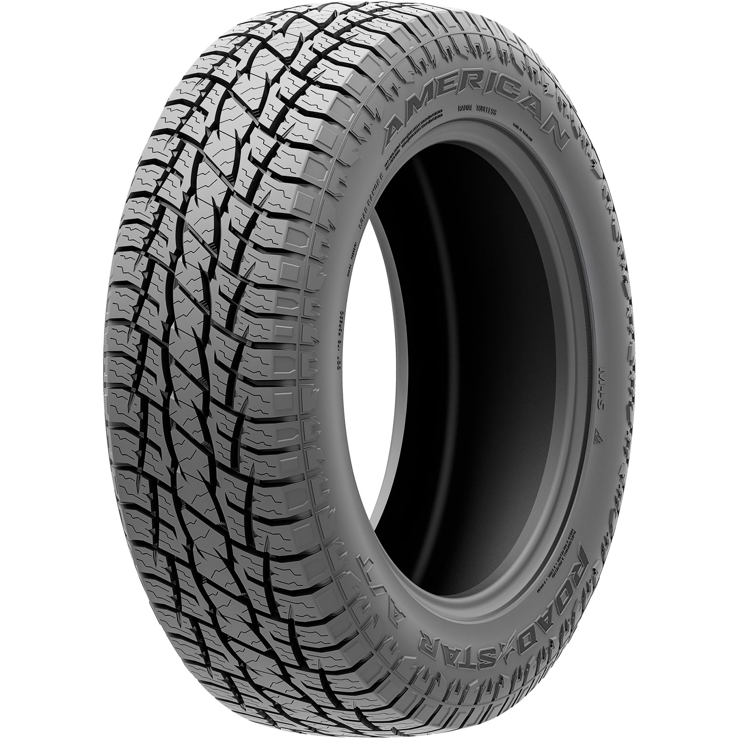 American Roadstar A/T 265/70R16 112T Standard Load All Terrain All Weather Sport Utility Vehicle One Tire