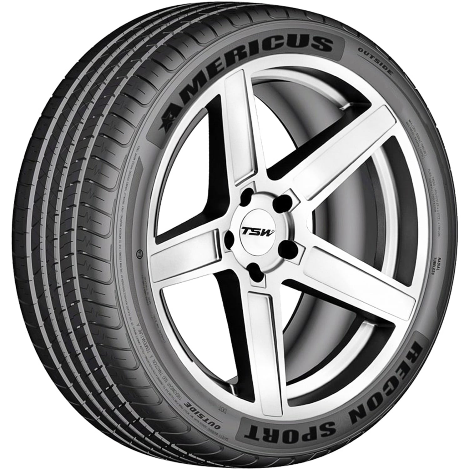 Americus Recon Sport 245/45ZR20 245/45R20 103W XL High Performance All Weather Tire Simolary simolary.com
