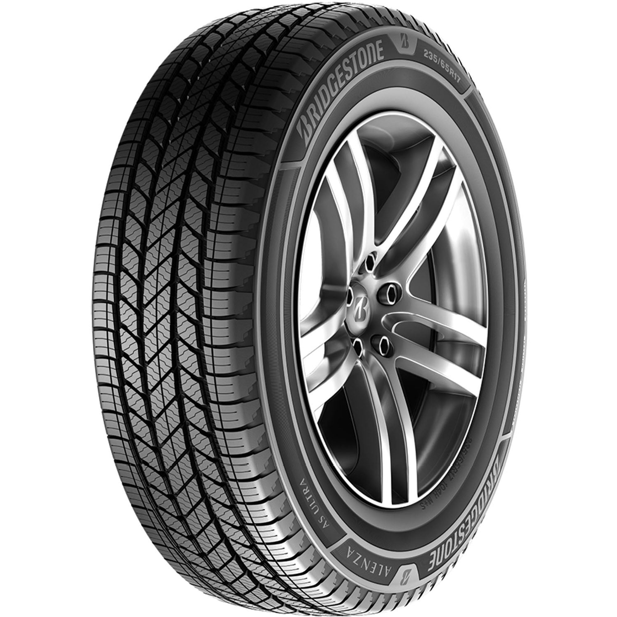 Bridgestone Alenza A/S Ultra 275/45R22 112V XL 4 Ply Black Wall Tire