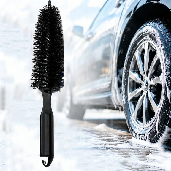 Tire Brushes for Cleaning Tires,Wheel Cleaner Brush, Hard Bristle Cleaner Brush, Wheel Brushes for Cleaning Wheels, Car Body Exterior Surface, Carpet, Truck, SUV, RV, Motorcycle