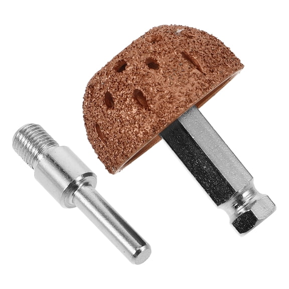 OUNONA Multi-Color Tungsten Steel Tire Buffing Wheel with Rod for Efficient Car Repair and Maintenance