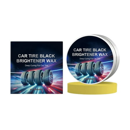 Tire Care Polish for Automotive Wheels Shine Enhancement UV Protection Glossy Finish Easy Use Rejuvenator All Vehicle Types
