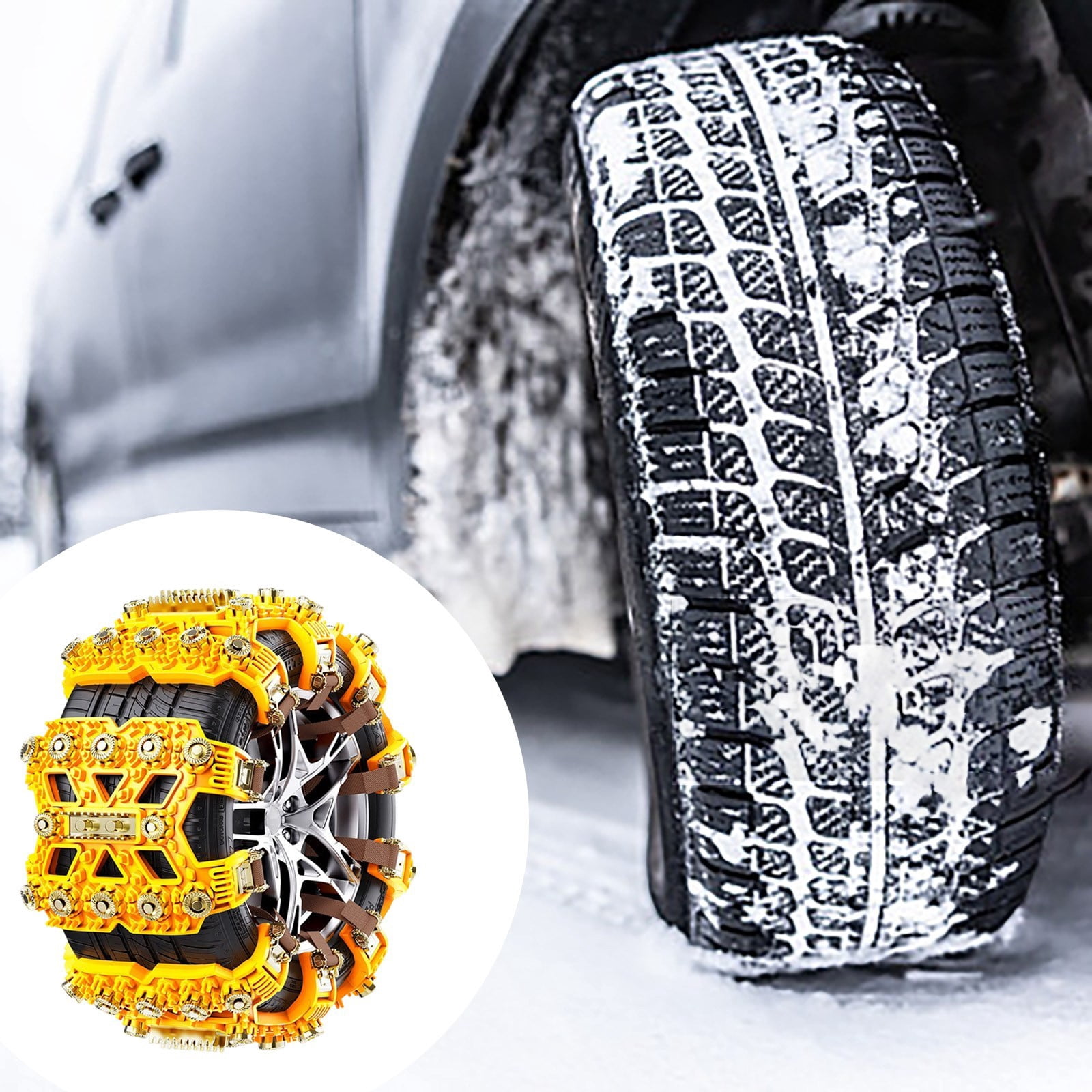 Weather Chain Tire Chains Super Strong Grip Help You Easily Cope With Various Extreme ...