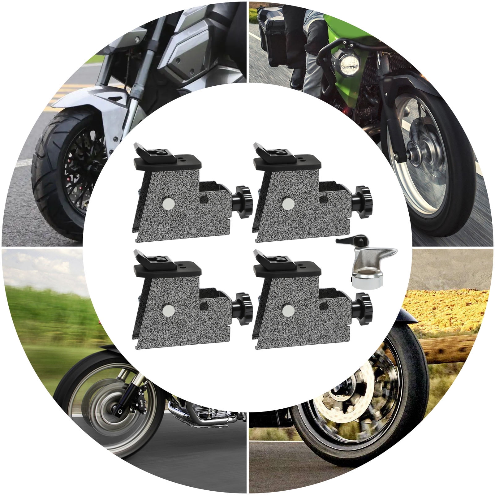 4pcs Tire Changer Adapter Motorcycle Adapter Tire Adapter Rim Clamp Remove Repair Tool