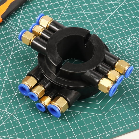 Tire Changer Rotary Coupler Plastic Tire Changer Valve Multifunctional Air Distribution Quick Valve for Auto Repair