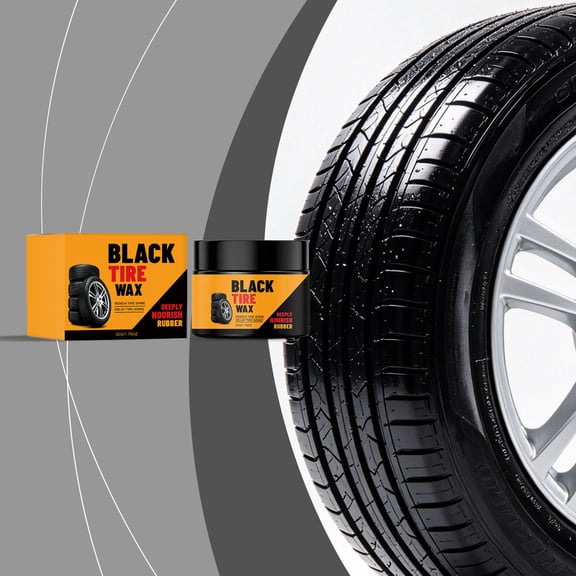 Tire Cleaning Paste Tire Care Stain Remover - Quick One-Wipe Tire Cleaner, Deep Conditioning, Long-Lasting Brightening, Wash-Free Easy Application