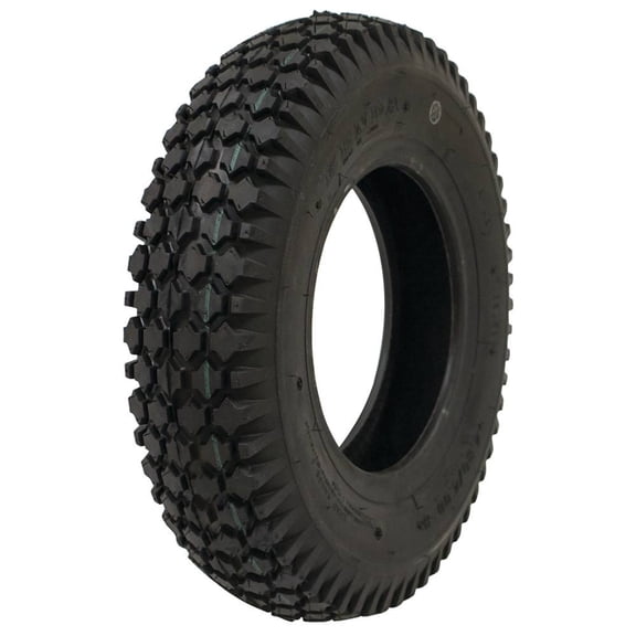 Tire Compatible with Snapper 7023889 Wheelbarrow Garden Cart Hand Truck Log Splitter Generator Snowblower 2-Ply 435 lbs Max Load 20 PSI 8In Rim 5160501 Tubeless Stud Knobby 4.80x4.00-8