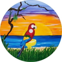 Tire Cover Central Parrot Black Vinyl (Select Size/Camera in Menu) 255/70r18 Center Camera