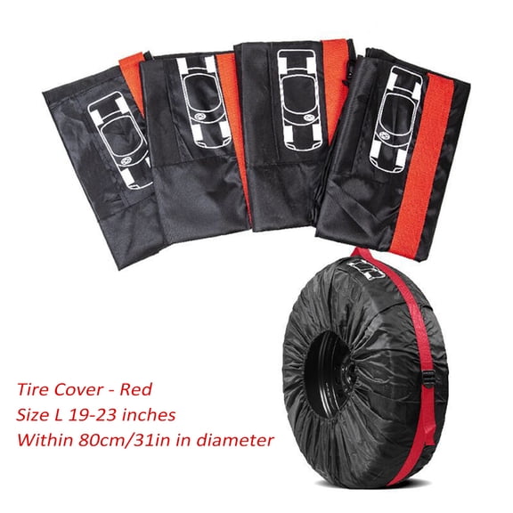 Tire Cover,Tire Wheel Waterproof Spare Tire 19'' To 23'' Tire Cover Suvs Rvs 4pcs Set Wheel Covers 4pcs Wheel Qisuo 4pcs Tire Vans Pickup Tires Siuke 1pc Tire Suvs Vans Pickup Cover 4pcs Set