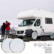 Tire Covers For RV Wheel 2 Pack Silvers Sun Protectors For Motorhome Boating Trailer Van Christmas Decorations for Home Of The Day