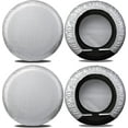 thumbnail image 1 of Tire Covers for RV Wheel (4 Pack Silver), Moonet Oxford Waterproof UV Sun Protectors for Motorhome Boat Trailer Camper Van SUV, D56cm x H28cm for Diameter 19"-21", 1 of 6