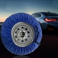 thumbnail image 1 of Tire Covers, Sun Protection, Adjustable Tough Tire Wheel Protector for Truck, SUV, Trailer, Camper, RV, Oxford Cloth Tire Cover Sun Rain Snow Protector, Universal Fits Tire Diameters within 80cm/31in, 1 of 6