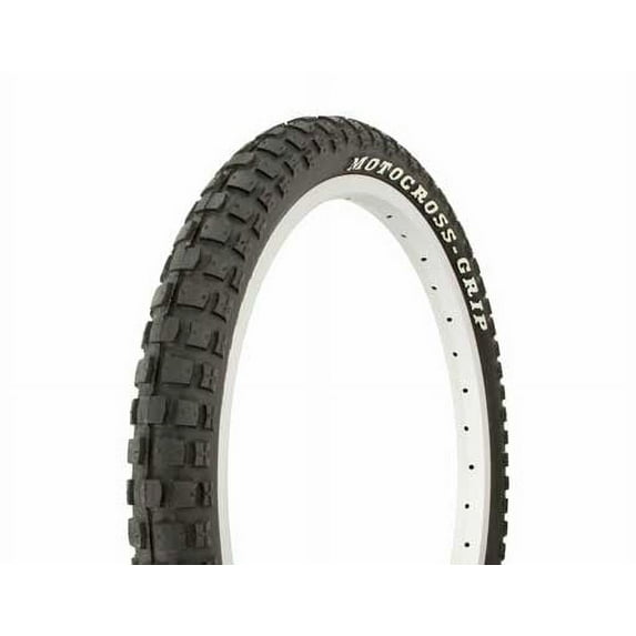 Tire Duro 20" x 2.125" Motocross Raised Letter, lowrider bike tire, lowrider bicycle tire, bmx bike tire, cruiser bike tire