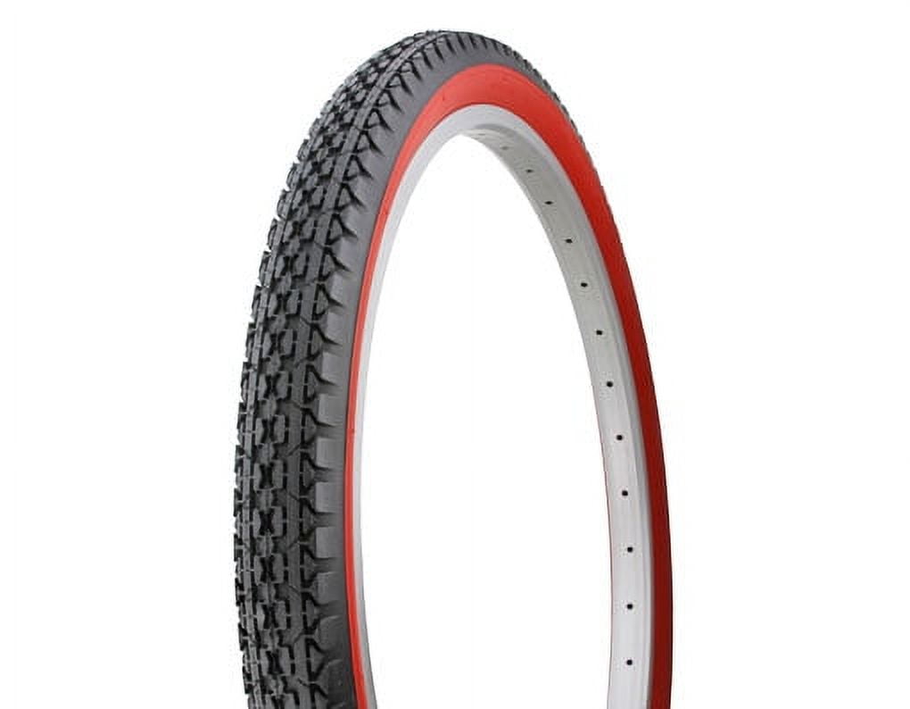 Tire Duro 26" x 2.125" Black/Red Side WallHF-133.