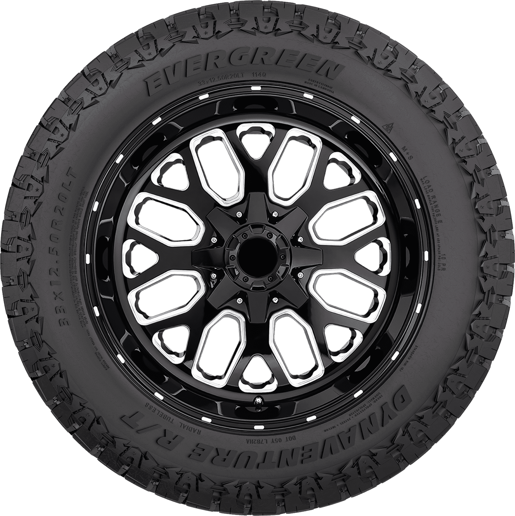 Tire EVERGREEN Dynaventure R/T 35x13.50R20LT All-Terrain Tire