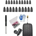 thumbnail image 1 of Tire Fix Rubber Nail Kit with 2 Sizes, Vacuum Tire Fix Rubber Screw with Box and Screwdriver, Tubeless Fast Tool Self-Service Tire Plug Kit for Car, Motorcycle, Truck, Tractor Puncture Repair (20pcs), 1 of 7