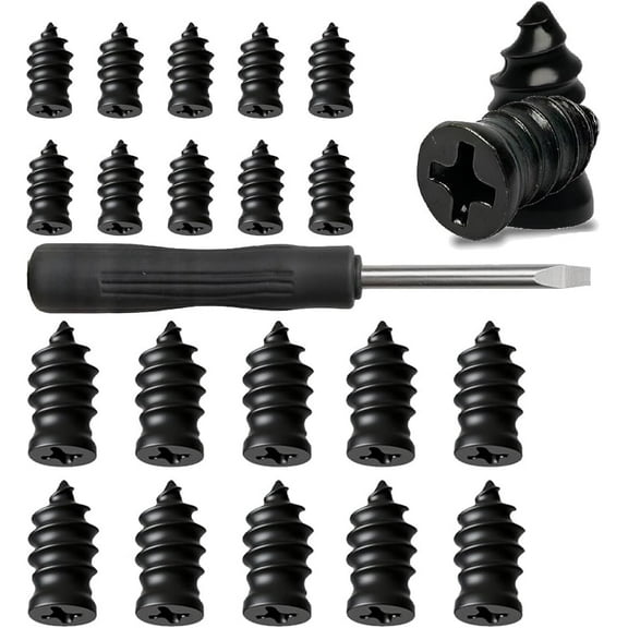 Tire Fix Rubber Nail, Tirefix Rubber Nail Kit, 60pcs Tire Repair Rubber Nails Kit with 2 Sizes, Vacuum Self Sealing Repair Plugs, Without Removing Tires, with Screwdriver
