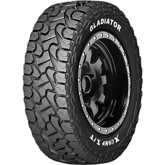 Gladiator X Comp X/T 37X12.50R17 124Q D 8 Ply Extreme Terrain All-Season Light Truck One Tire