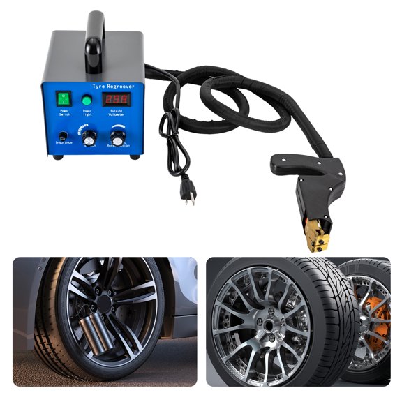 Tire Groover Machine with Automatic Control, Blade Heating, 450W High-Power Motor, and Enhanced Safety Features for Precision and Longevity