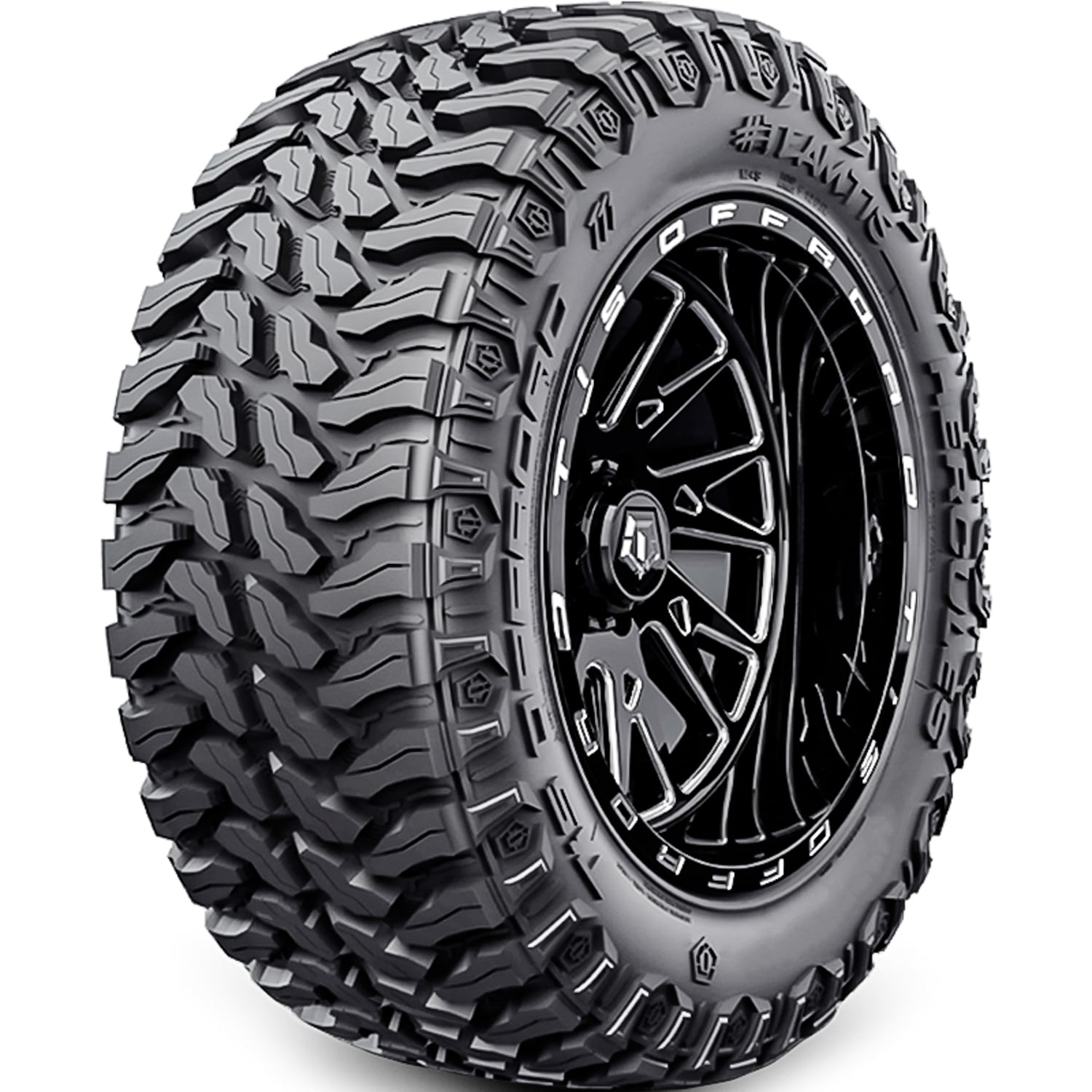 Hercules TIS Offroad TT1 35X15.50R24 117Q F 12 Ply m/t mud Light Truck Tire