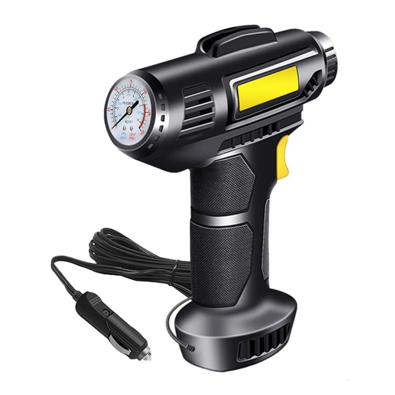 Tire Inflator Air Compressor Portable Car Tire Pump with Pressure Gauge 150PSI Portable Air Pump for Car Bike Sport