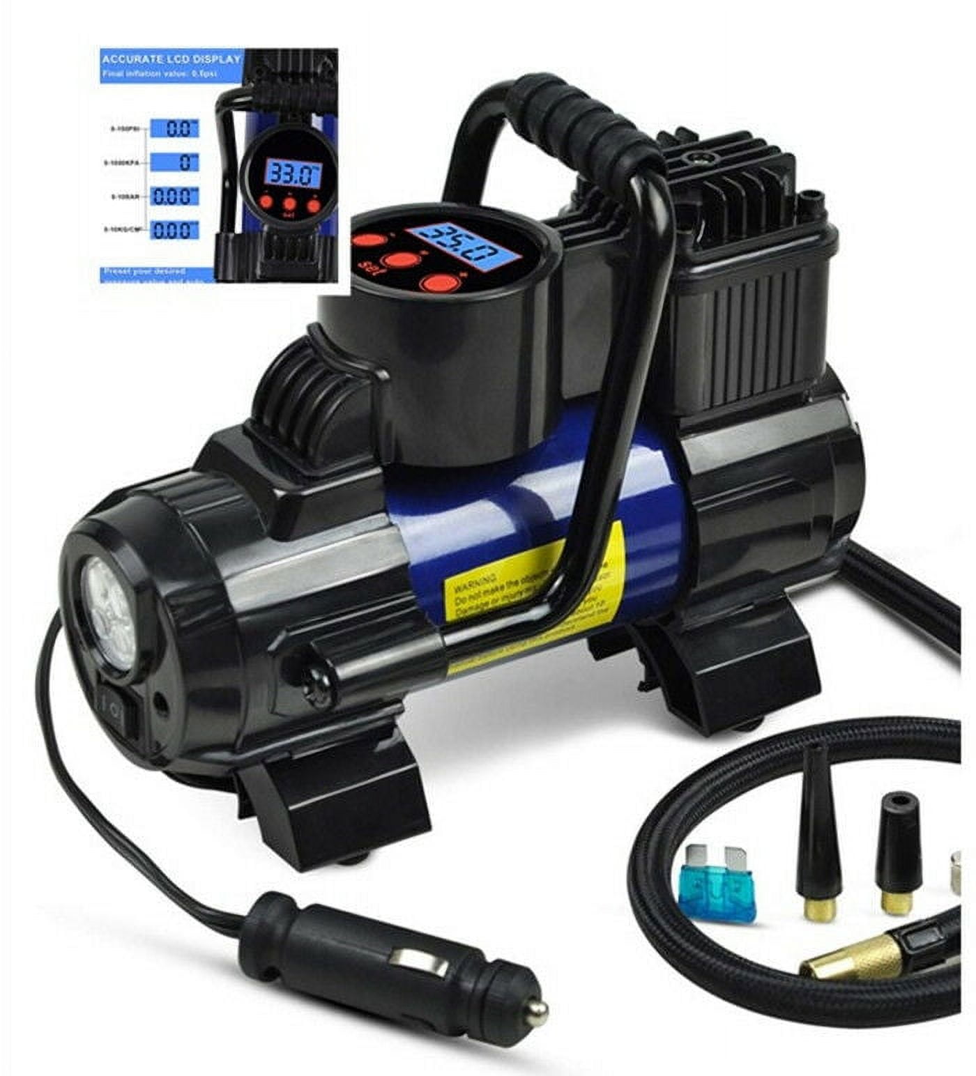 150 Psi Auto Air Compressor Tire Inflator Pump With Digital - Temu