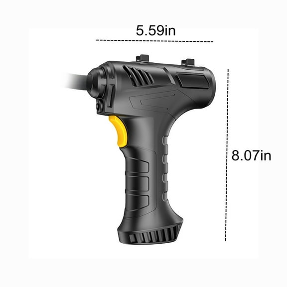 Tire Inflator Compressor Rechargeable Battery Powered Portable Handheld Pump with Digital Pressure Gauge for Cars Motorcycles