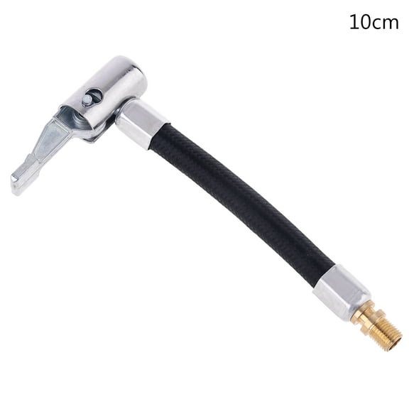 Tire Inflator Hose Adapter Locking Air Chuck Twist-on with Standard Fine Thread