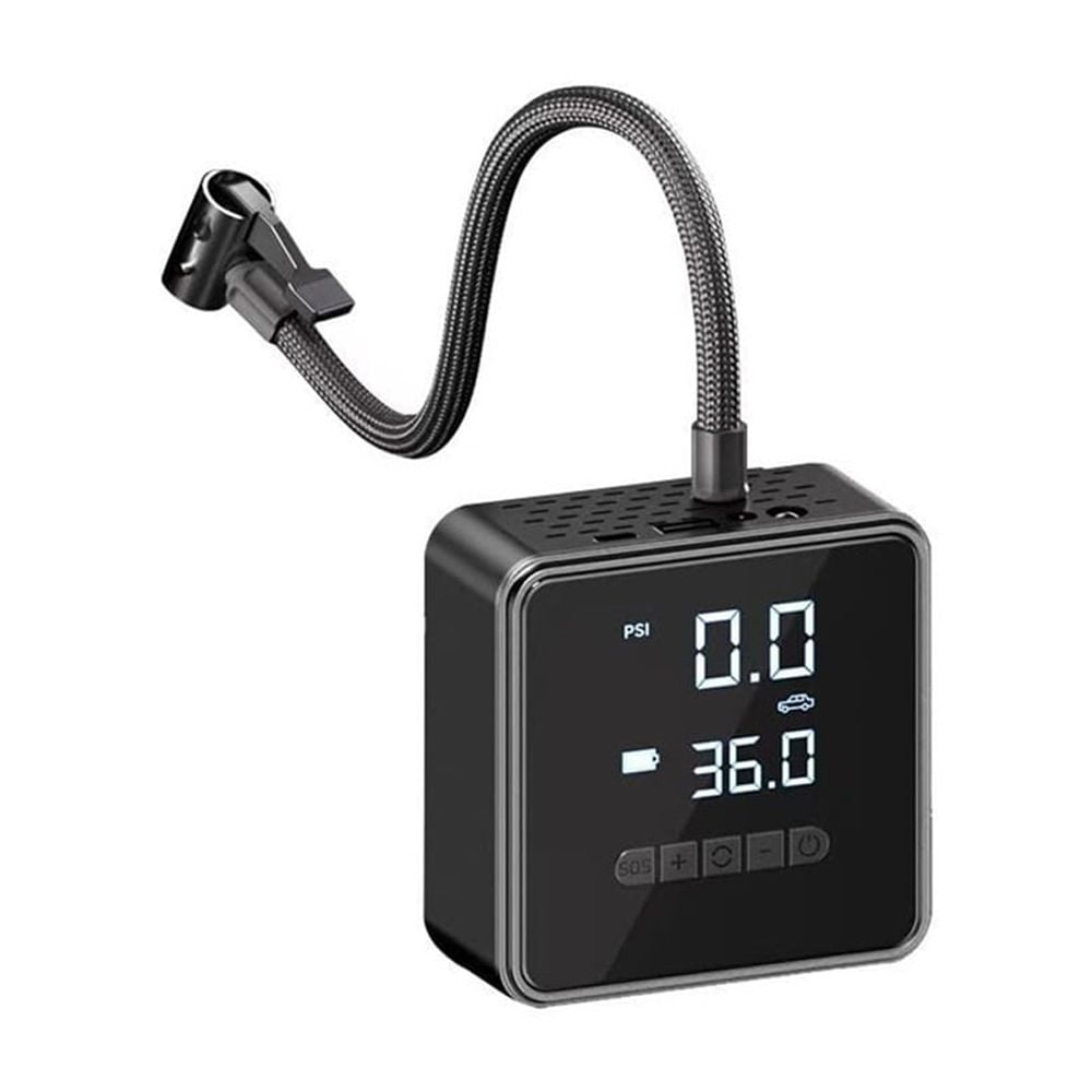 Tire Inflator Portable Air Compressor - 150 PSI Air Pump for Car Tires - 4X Faster Inflation, Smart Pump Tire Inflator for Cars, Motorcycles, Bicycles, Balls