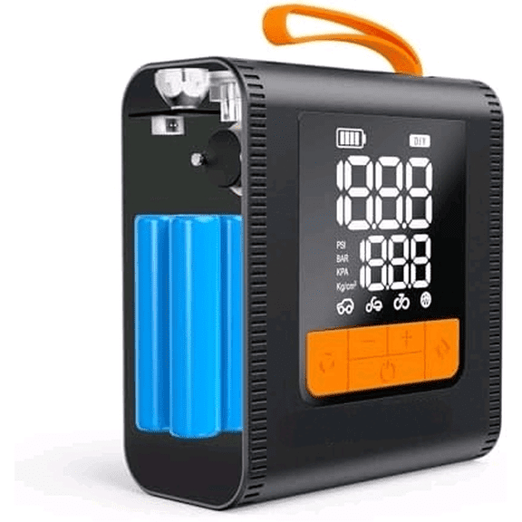 Tire Inflator Portable Air Compressor,150PSI Car Tire Pump 4 Inflation Modes Cordless Air Pump With LCD Screen for Car, Motorcycle, Bike, Ball$$Tools & Hardware Other